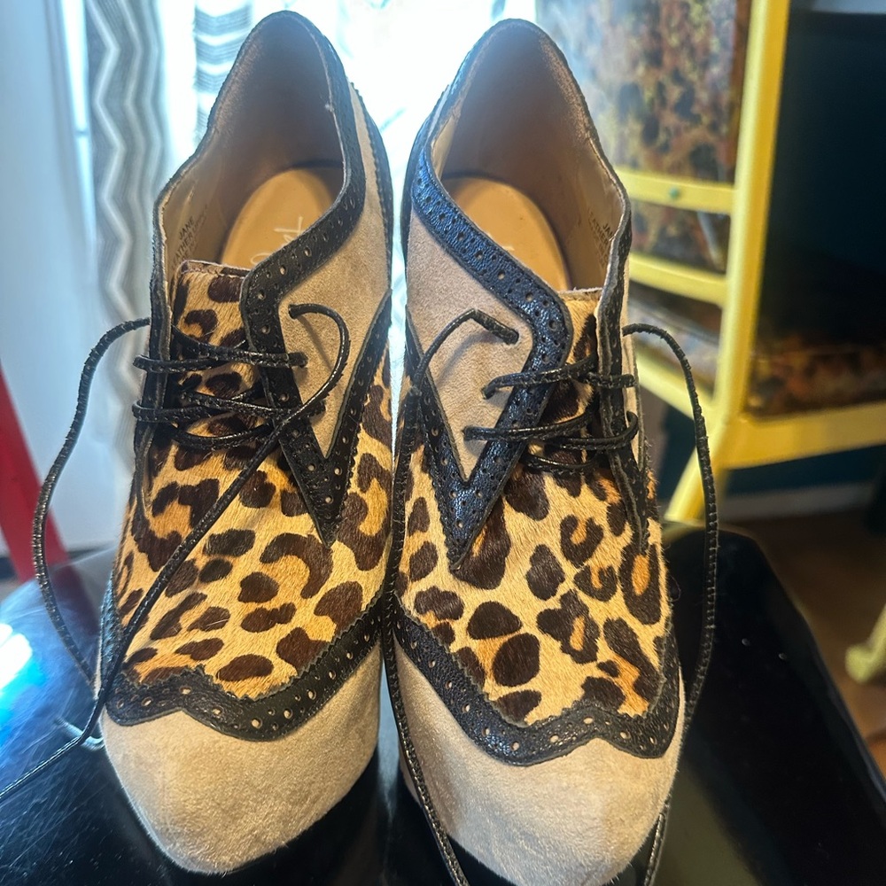 Taylor Says Leopard Print Women's Heels